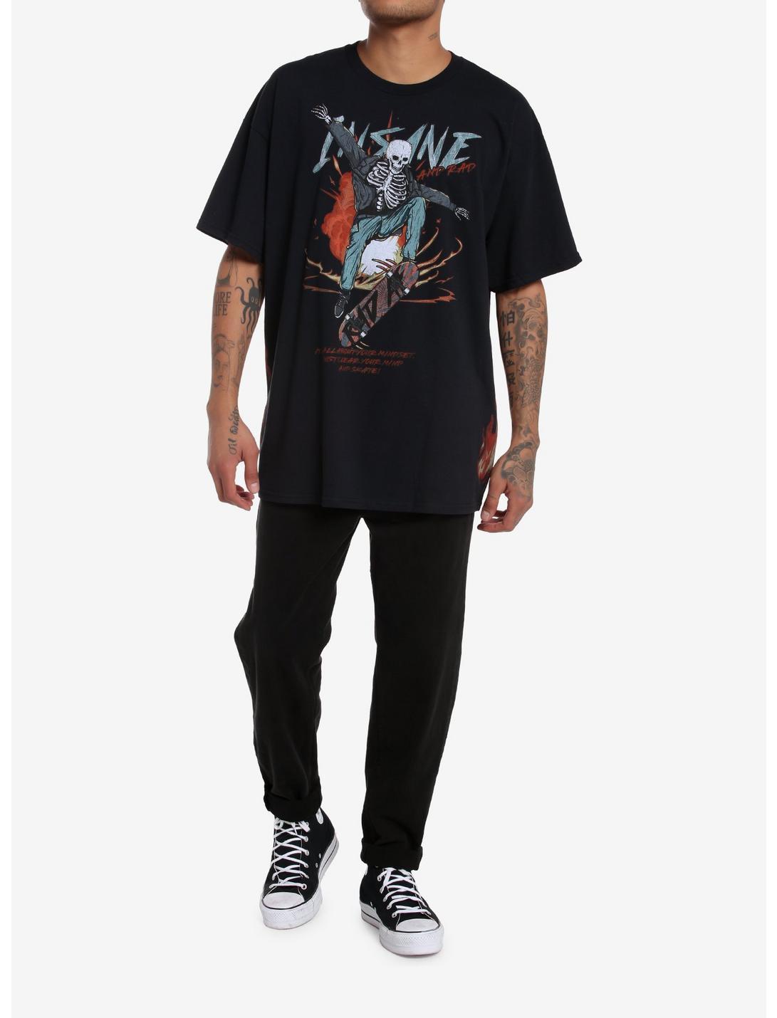 Social Collision® Skating Skeleton T-Shirt Product Image
