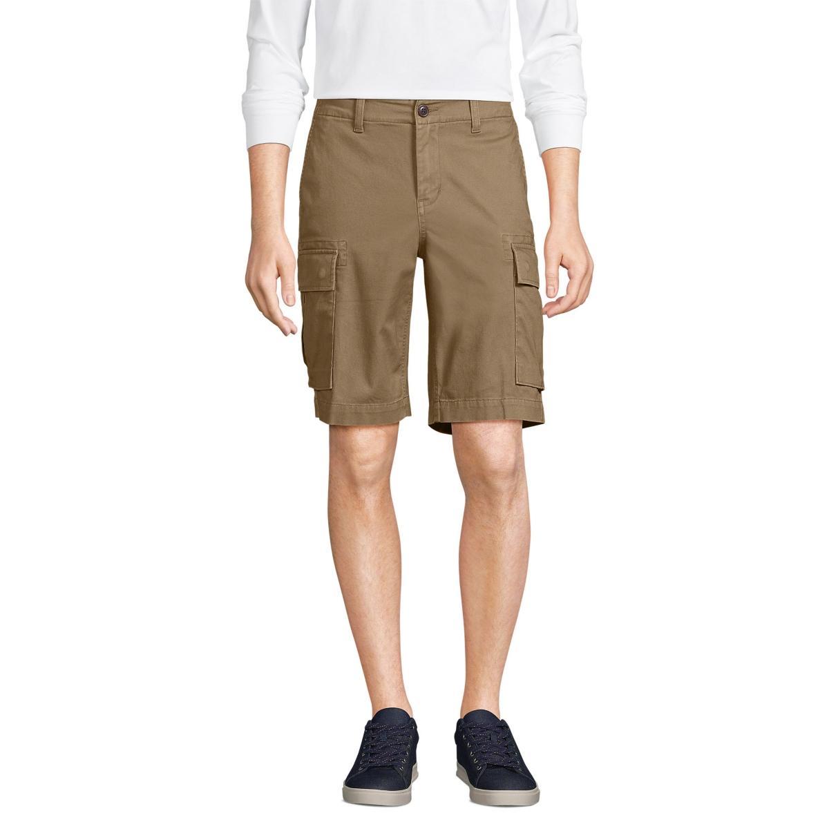 Men's Lands' End Comfort First Knockabout Cargo Shorts, Size: 34, Boulder Gray Product Image