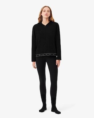 Zip-Up Loungewear Hoodie Product Image