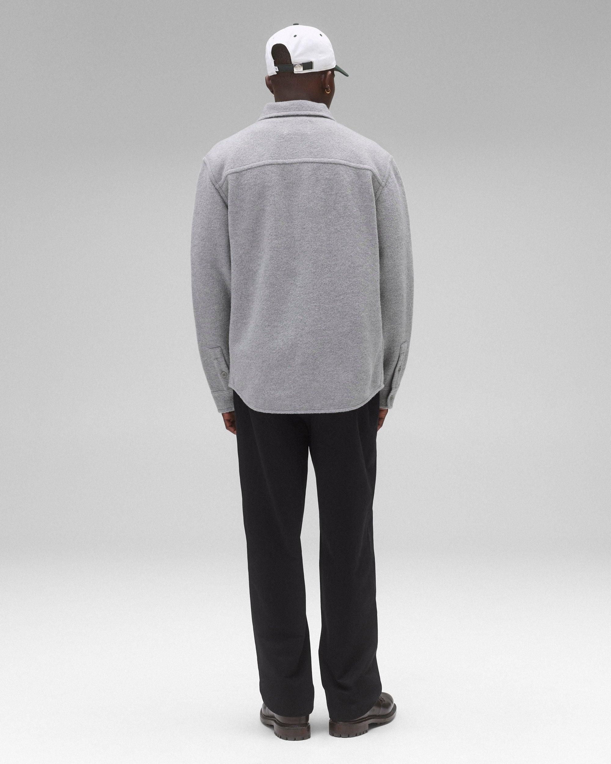 Boiled Wool Warden Overshirt Male Product Image