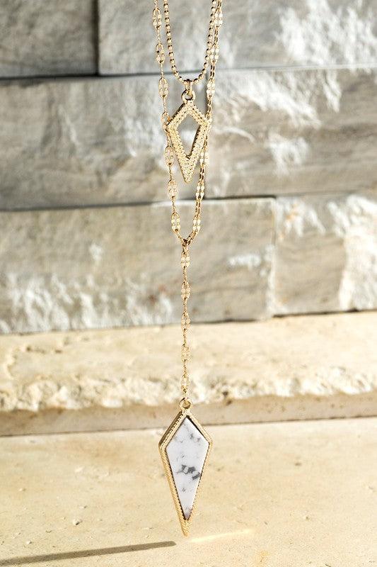 Y Layered Necklace Product Image