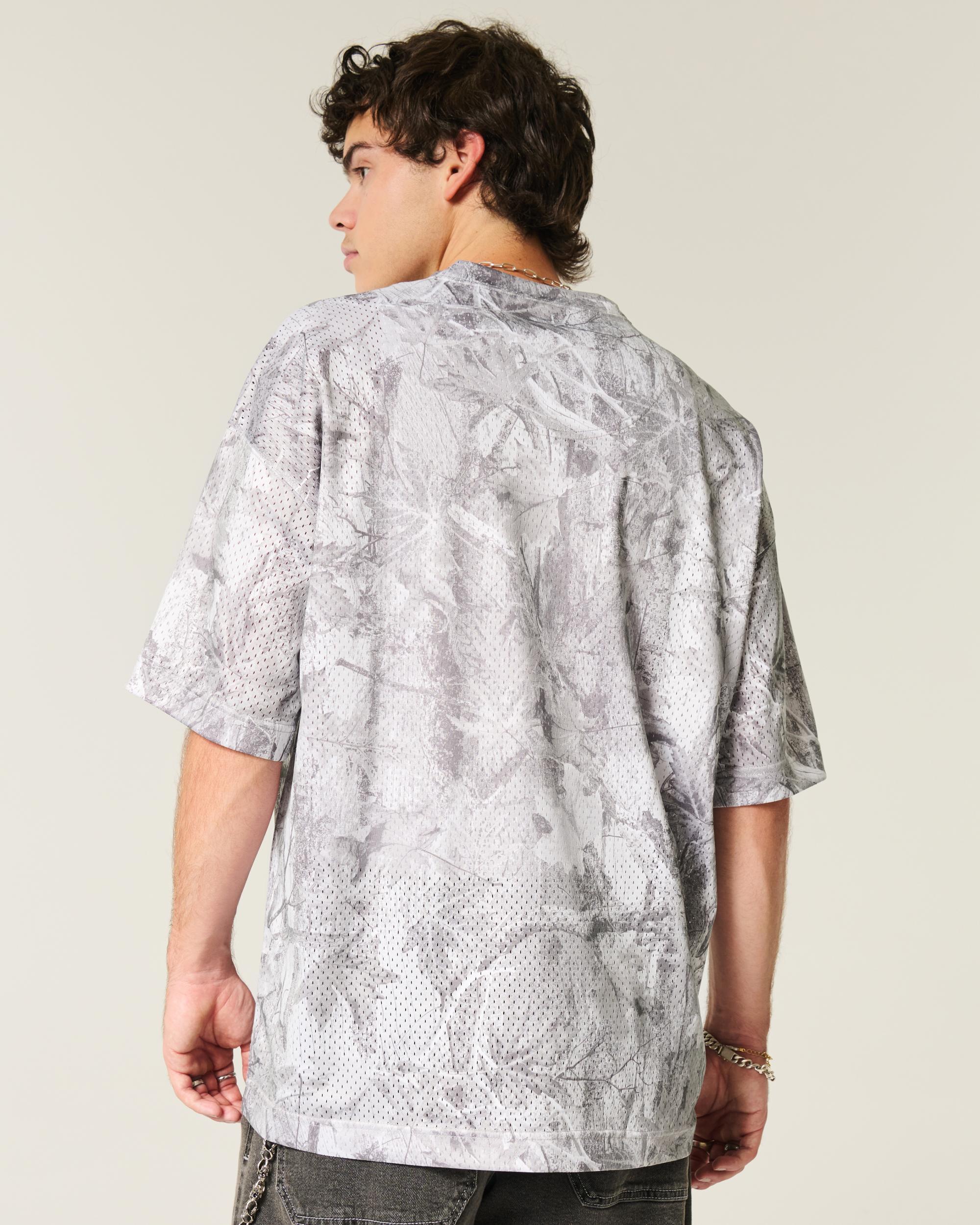 Baggy Graphic Camo Jersey Product Image