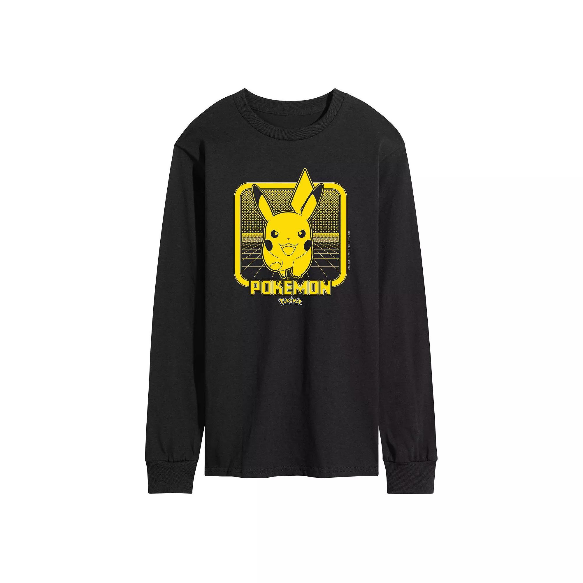 Men's Multitasking Checklist Long Sleeve Tee, Size: Small, Black Product Image