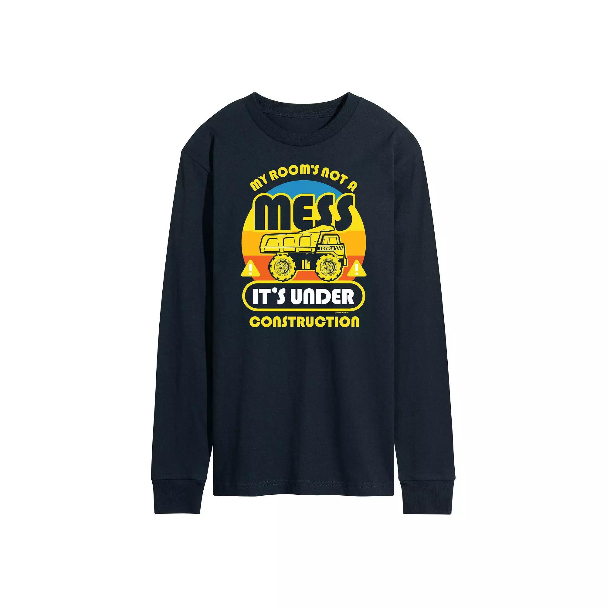 Mens Tonka Under Construction Long Sleeve Graphic Tee Product Image