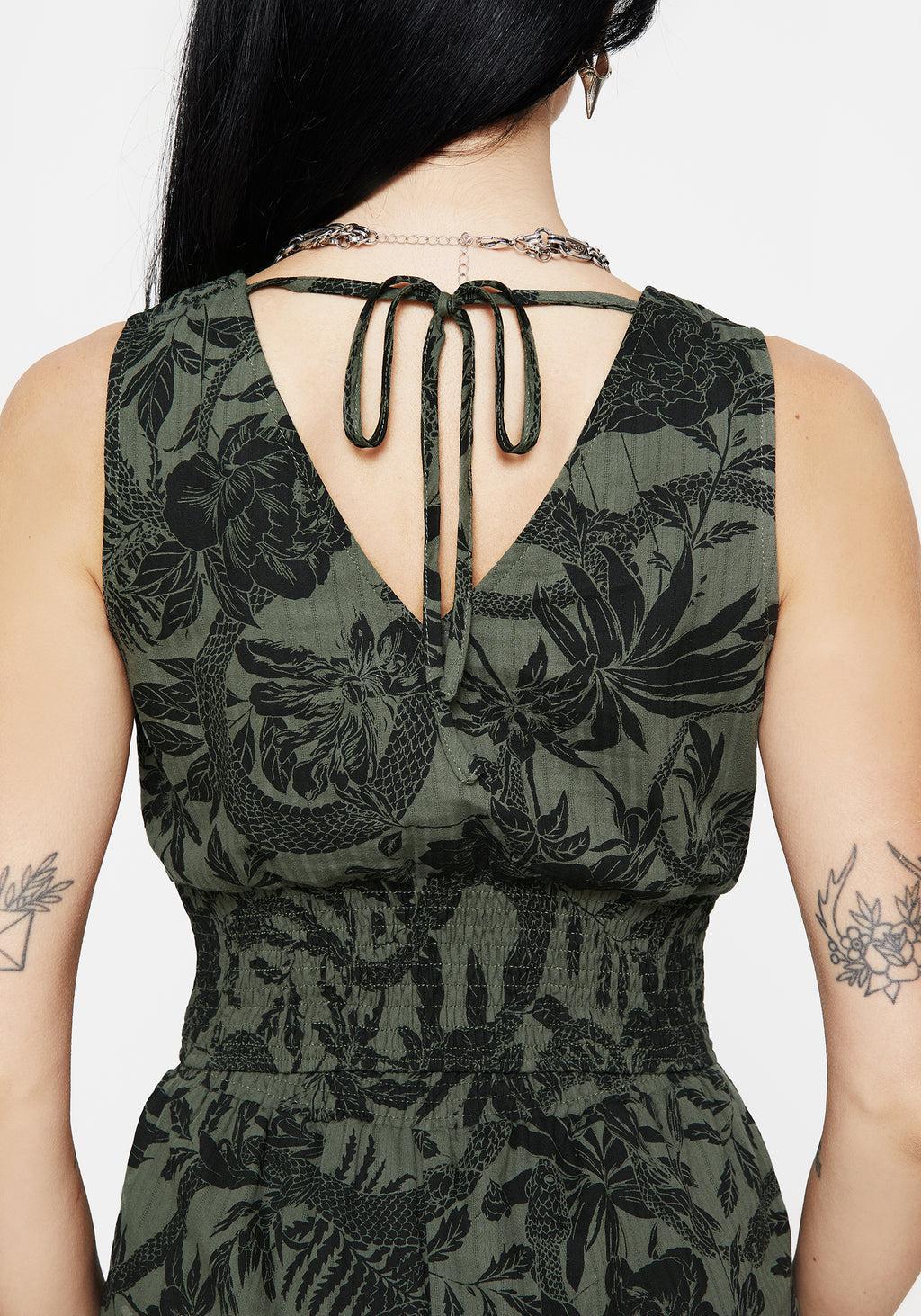 Bashe Cotton Tank - Green Product Image