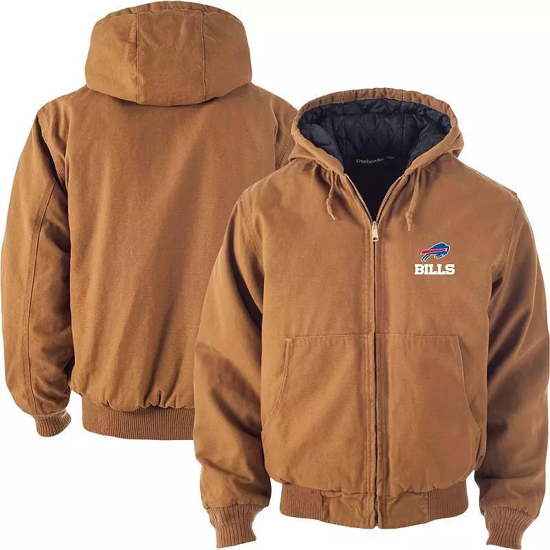 Men's Dunbrooke Tan Buffalo Bills Big & Tall Dakota Canvas Hoodie Full-Zip Jacket, Size: XLT, Team Product Image