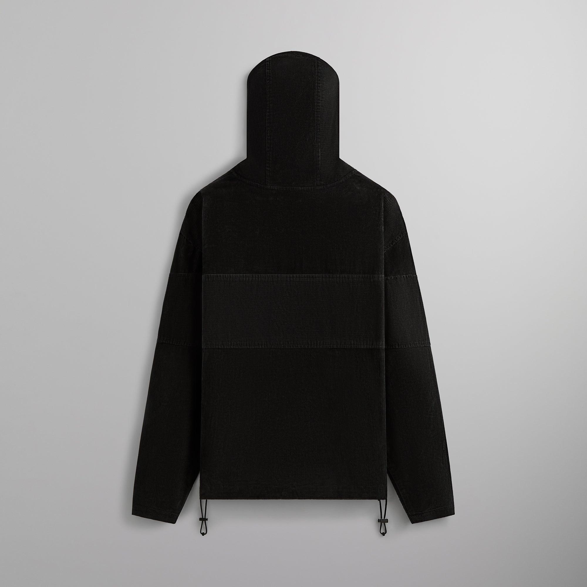 Kith Washed Corduroy Caden Hoodie - Carbon Male Product Image