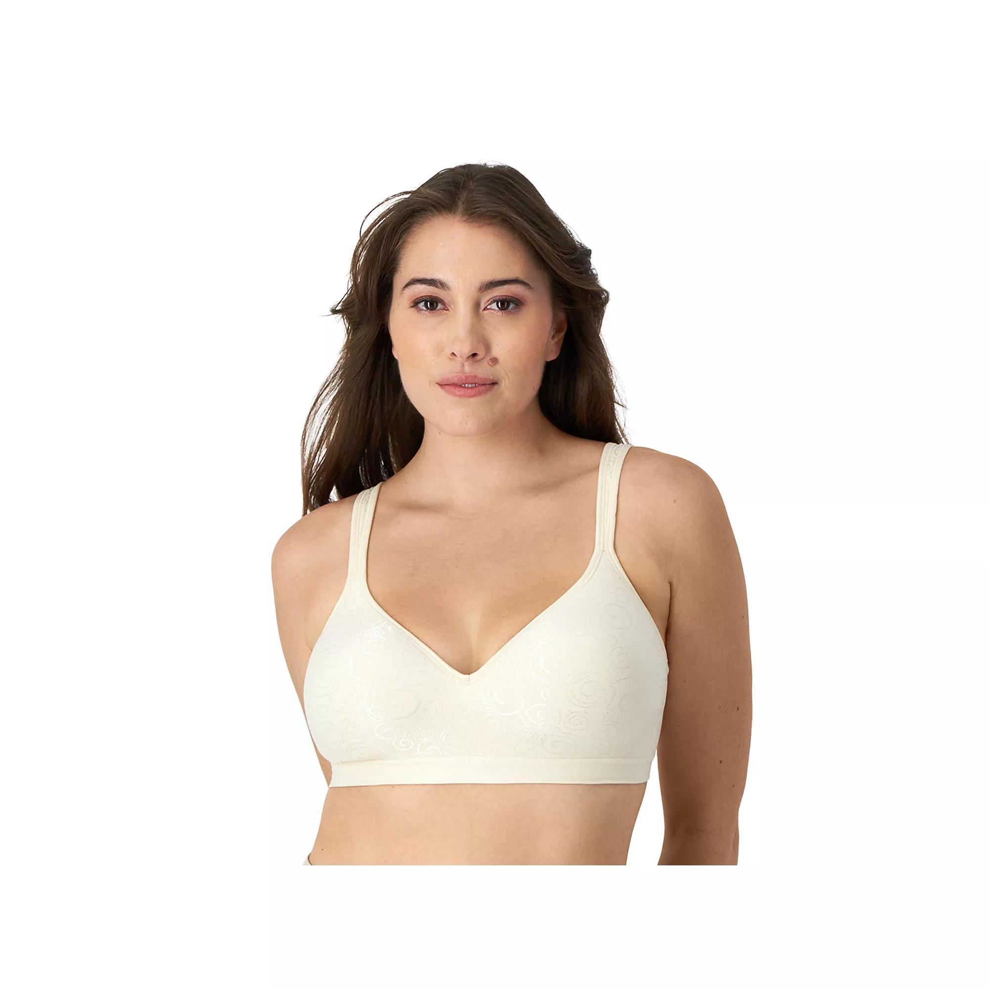 Bali Comfort Revolution Wireless Bra DF3463, Adult Unisex, Size: 36 C, Light Beige Swirl Product Image