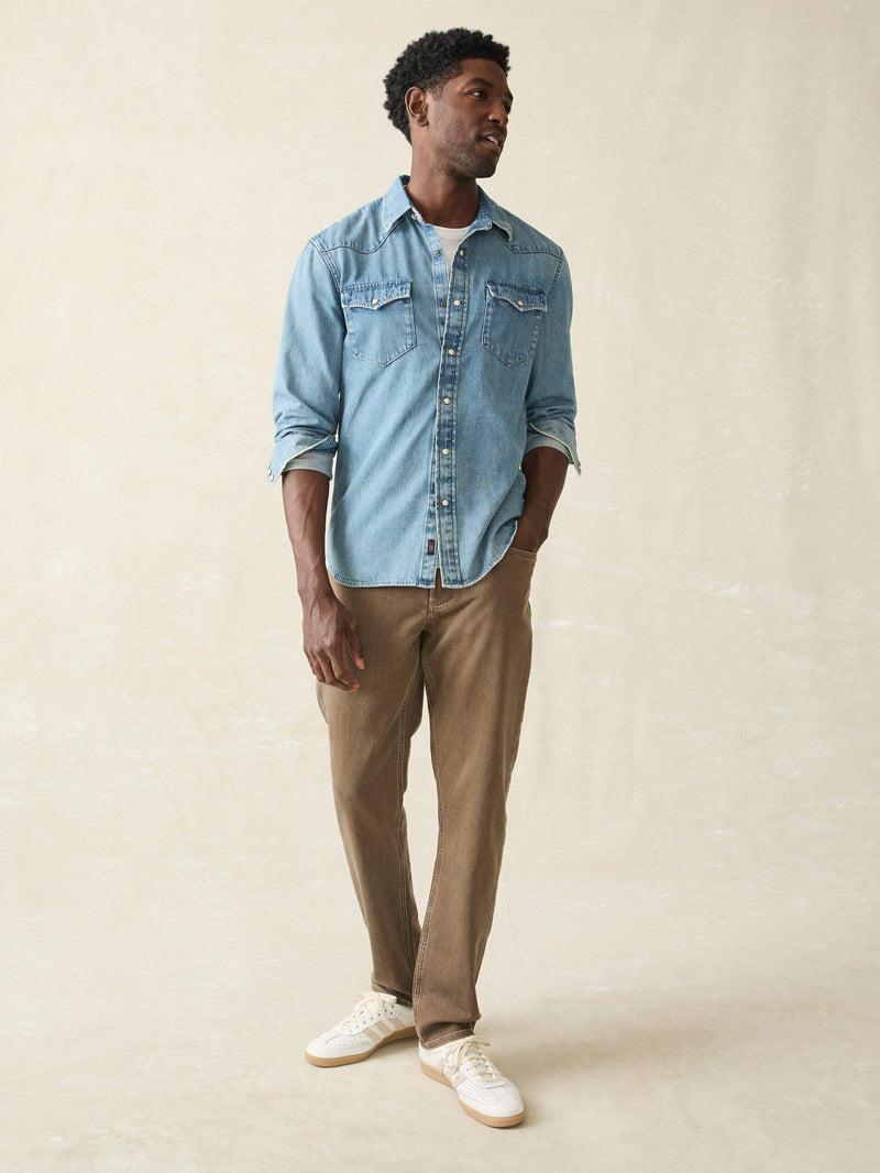 The Western Shirt - Faded Indigo Product Image