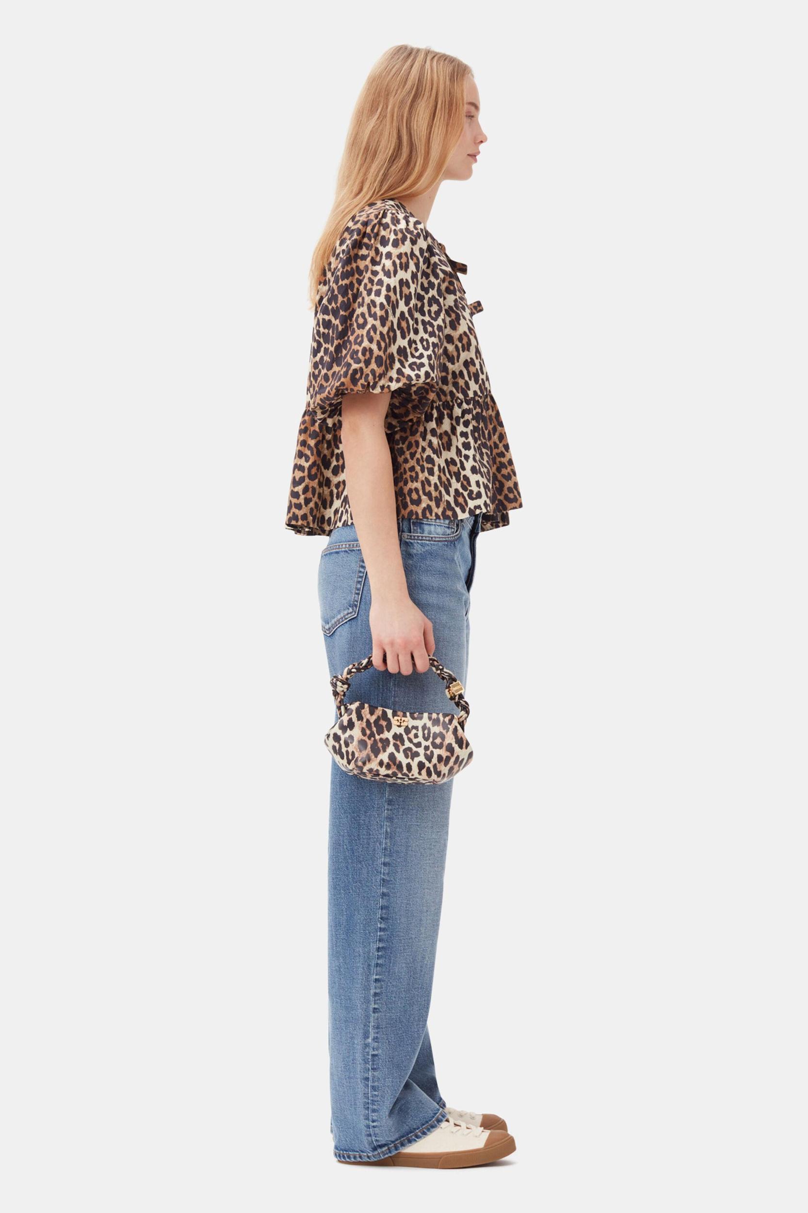 Leopard Mini GANNI Bou Bag Product Image