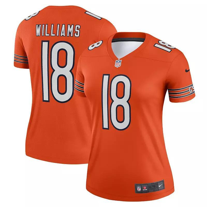 Women's Nike Caleb Williams  Navy Chicago Bears Legend Player Performance Top, Size: XL, Blue Product Image