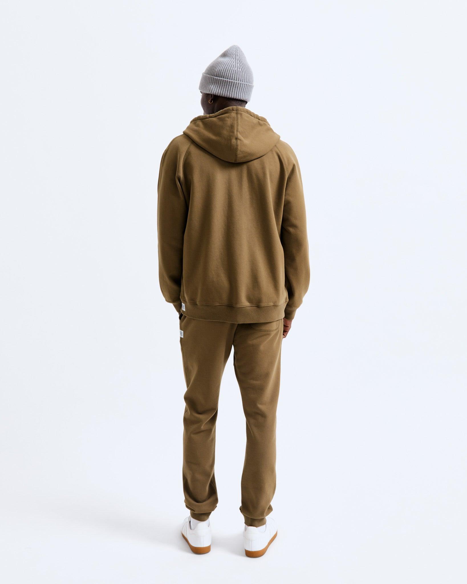 Midweight Terry Classic Full Zip Hoodie - Vault Male Product Image
