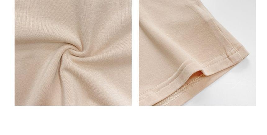 Long-Sleeve V-Neck Crop Top with Sash in 6 Colors Product Image