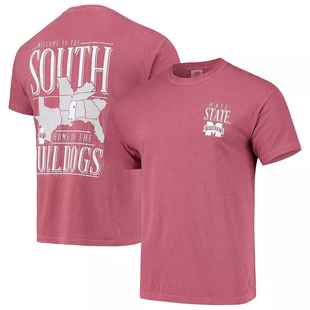Men's Maroon Mississippi State Bulldogs Comfort Colors Welcome to the South T-Shirt, Size: Small, Mst Red Product Image