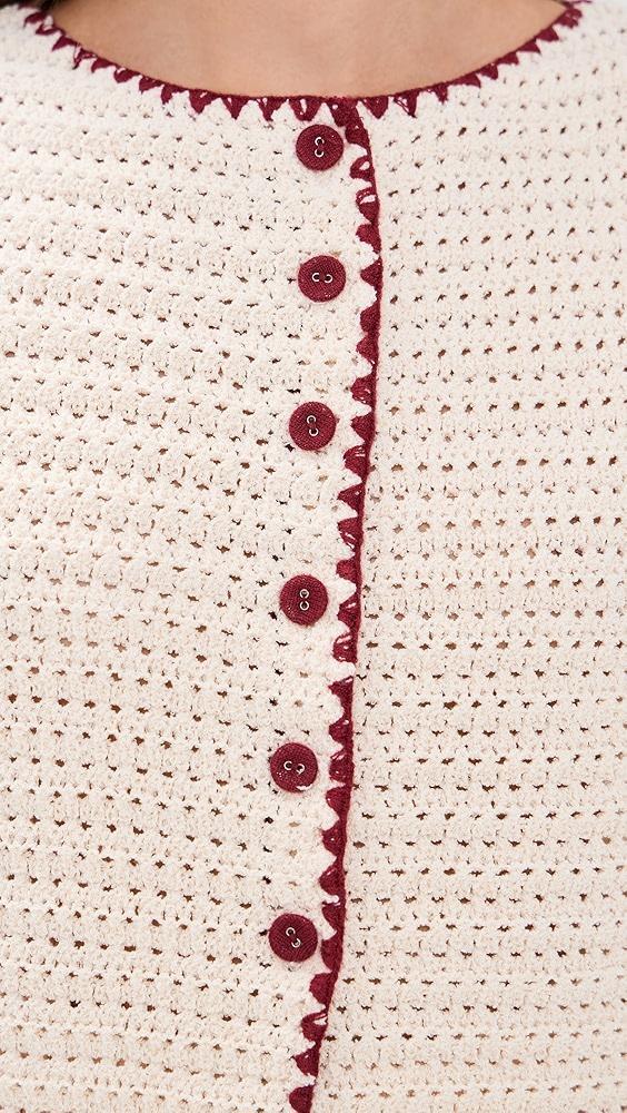 VRG GRL Stella Crochet Vest | Shopbop Product Image