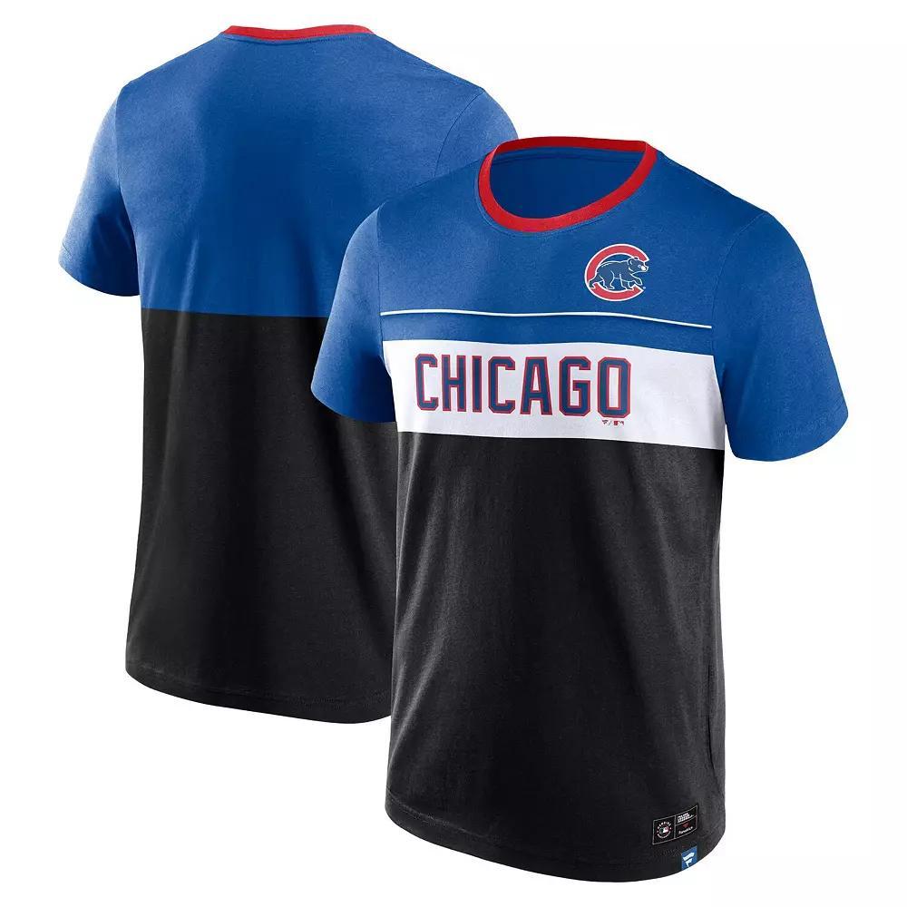 Men's Fanatics Branded Black Chicago Cubs Claim The Win T-Shirt, Size: Small Product Image