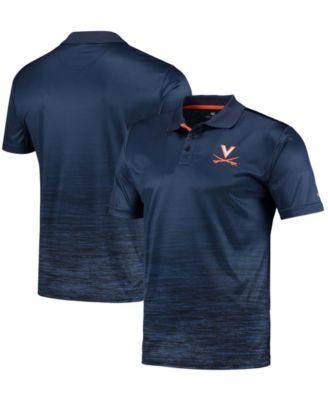 Men's Colosseum Navy Virginia Cavaliers Marshall Polo, Size: Small, Blue Product Image