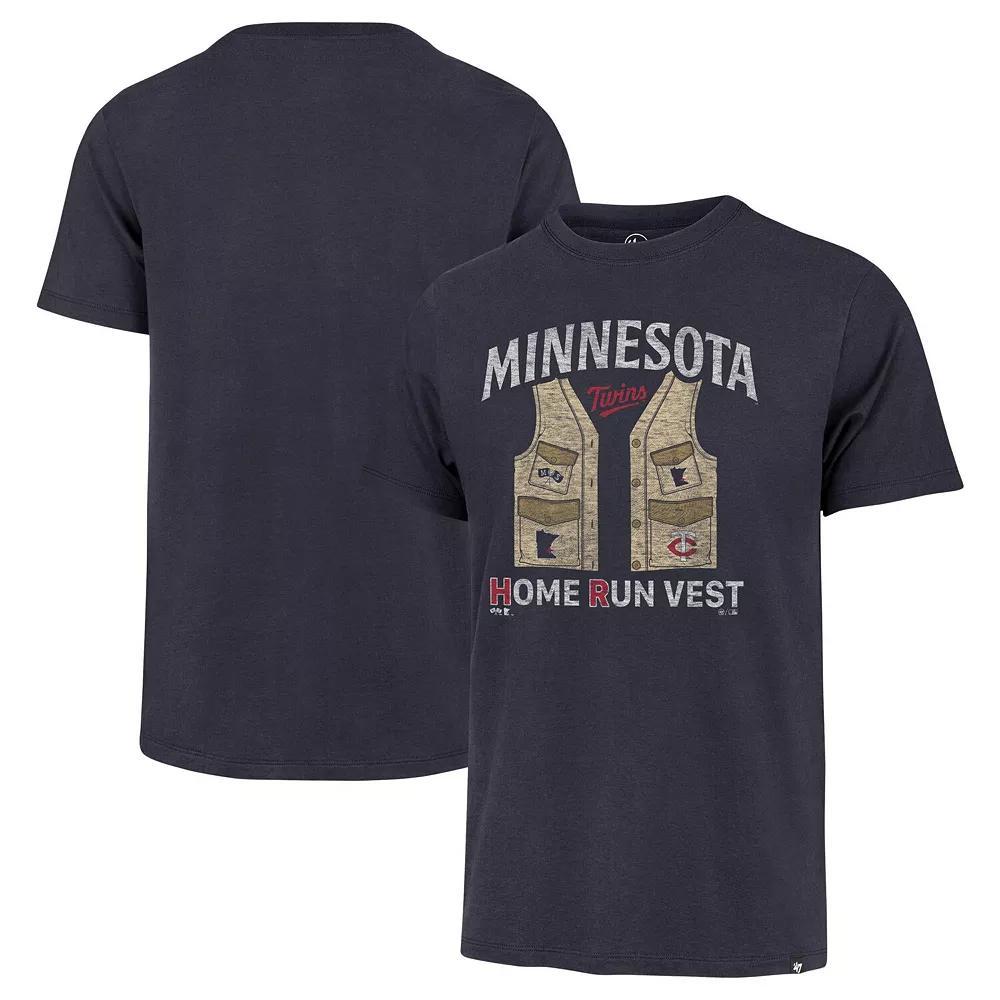Men's '47 Navy Minnesota Twins Regional Franklin T-Shirt, Size: Large, Blue Product Image