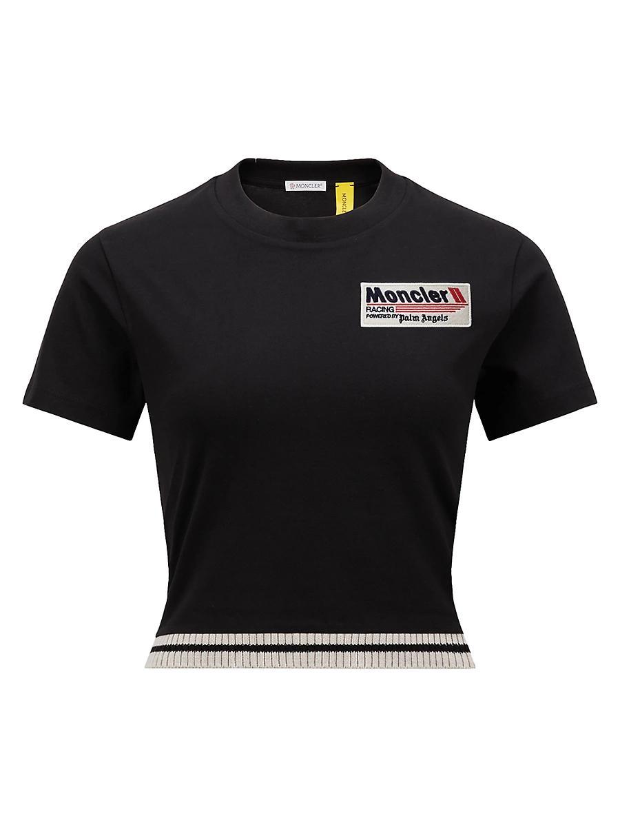 Womens Moncler x Palm Angels Short Sleeve T-Shirt Product Image