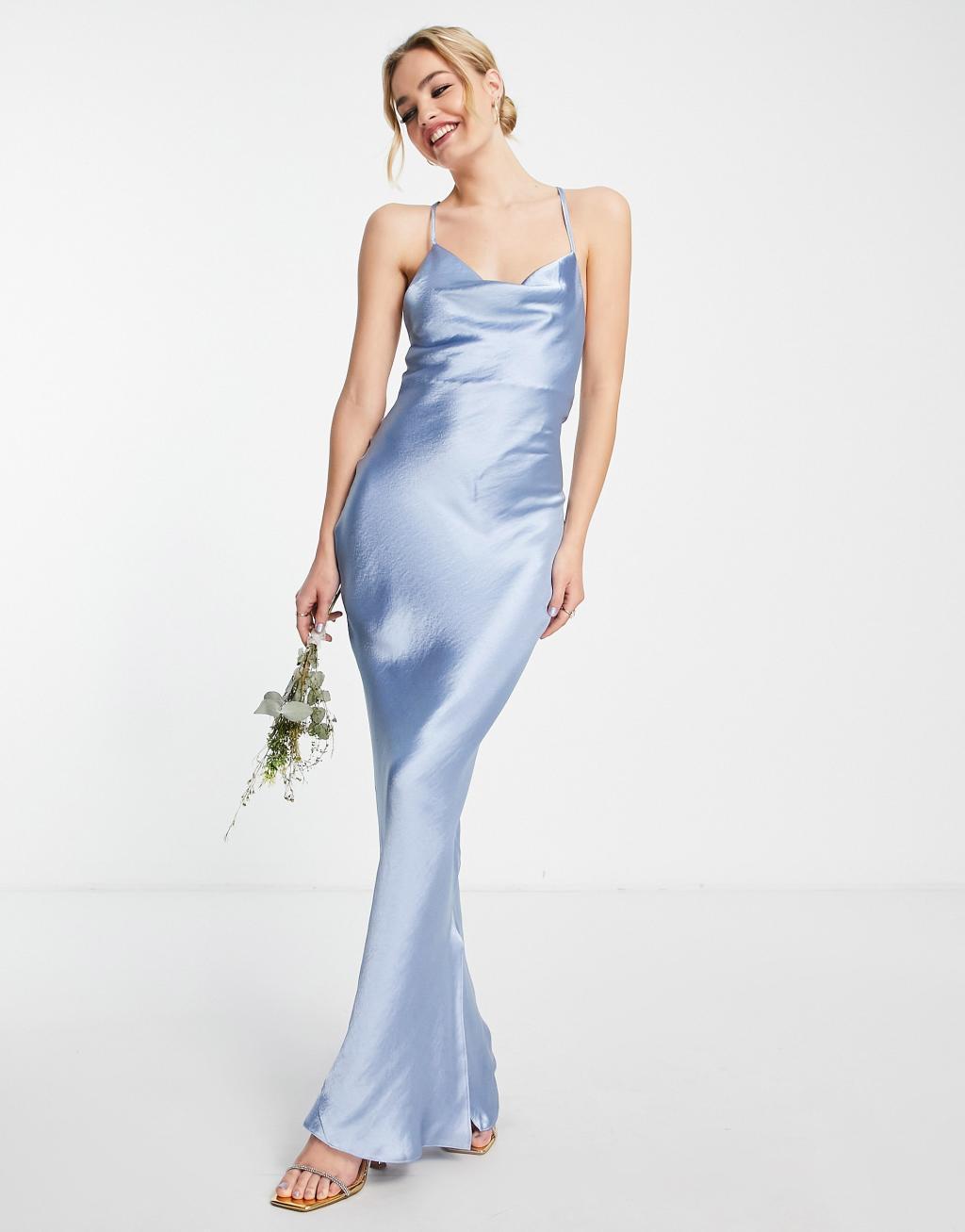 ASOS DESIGN Bridesmaid cami maxi slip dress Product Image