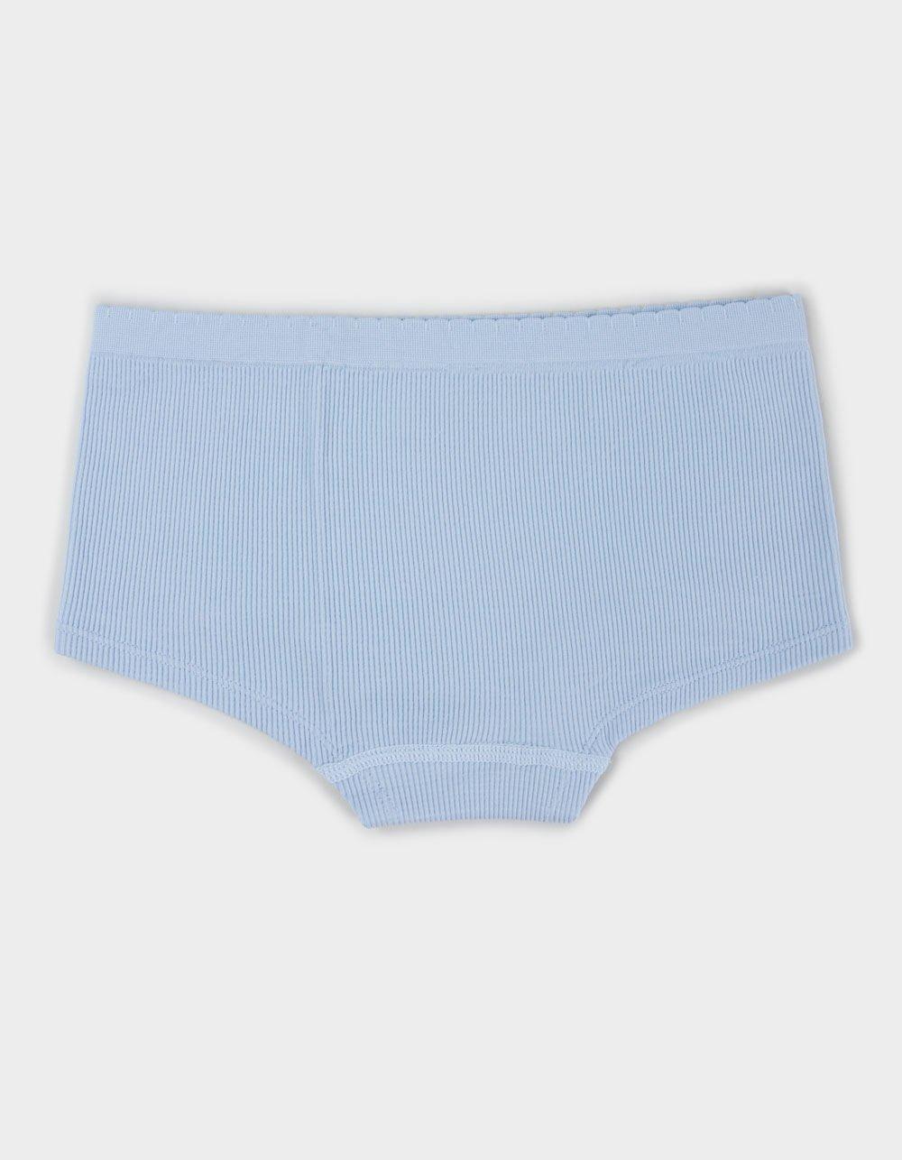 FULL TILT Seamless Boyshort Panties - LIGHT BLUE Product Image