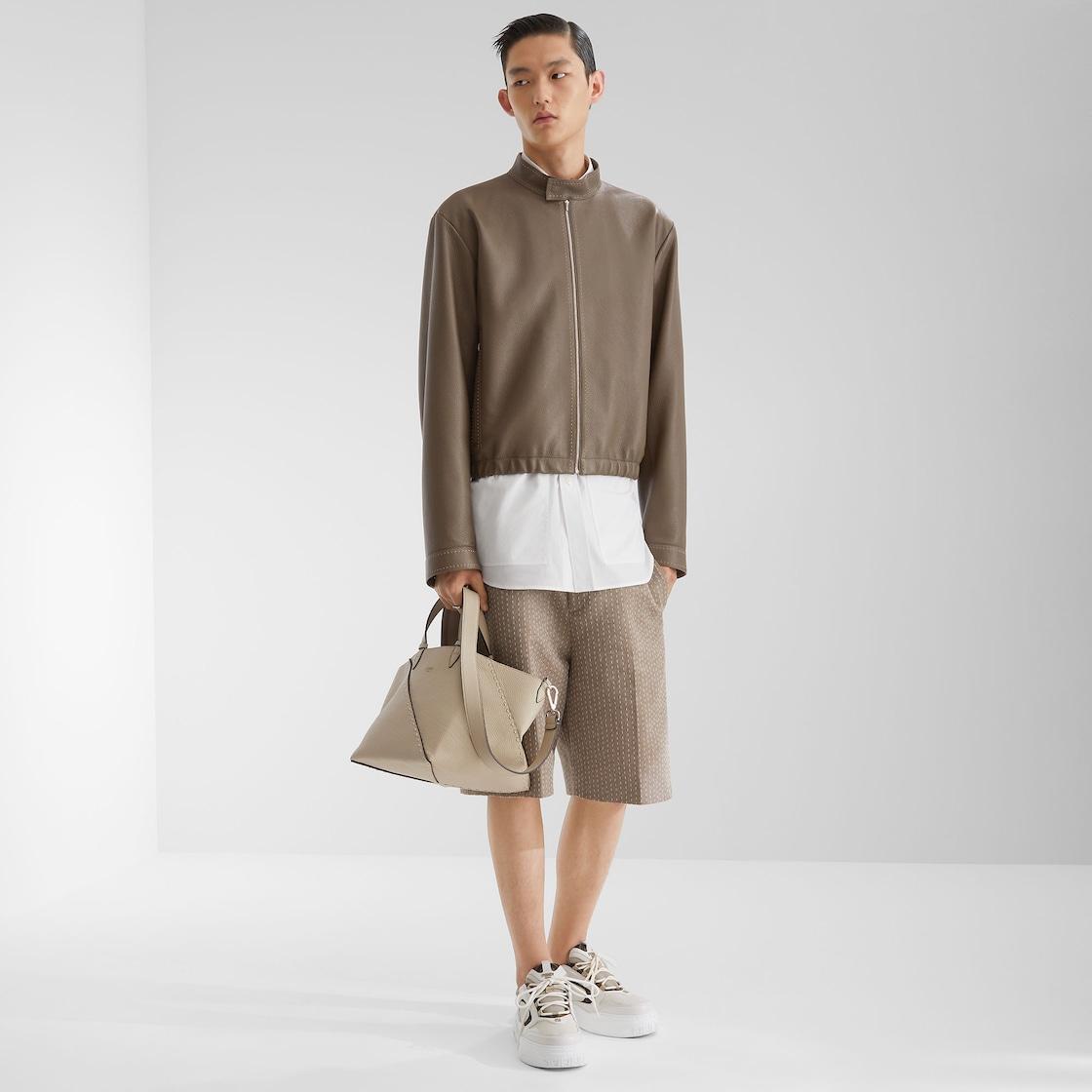 Fendi Force sneakersWhite leather low-tops Product Image