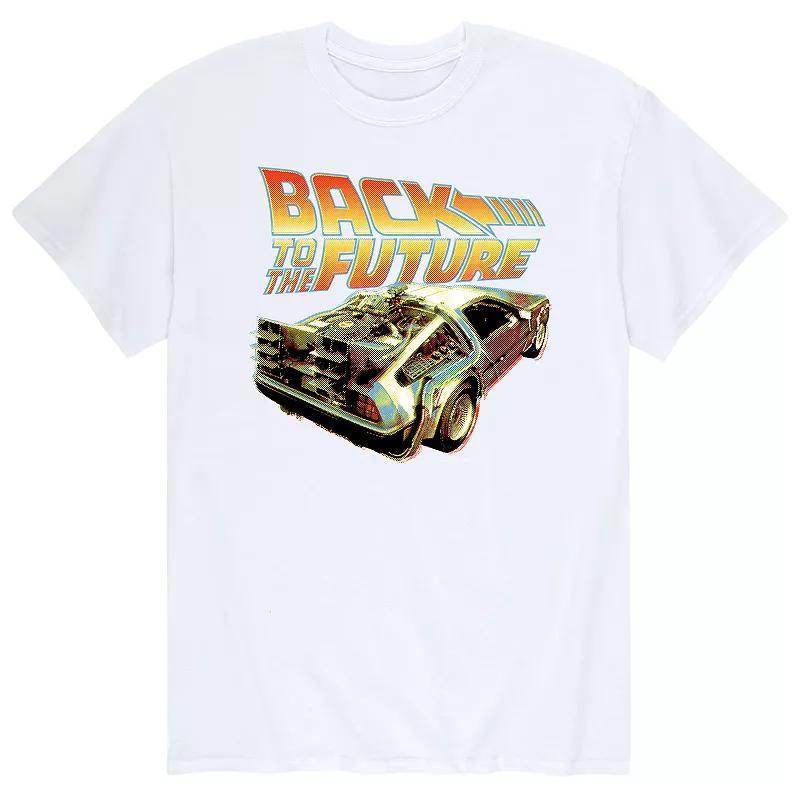 Big & Tall Back to the Future Delorean Closeup Graphic Tee, Mens Product Image