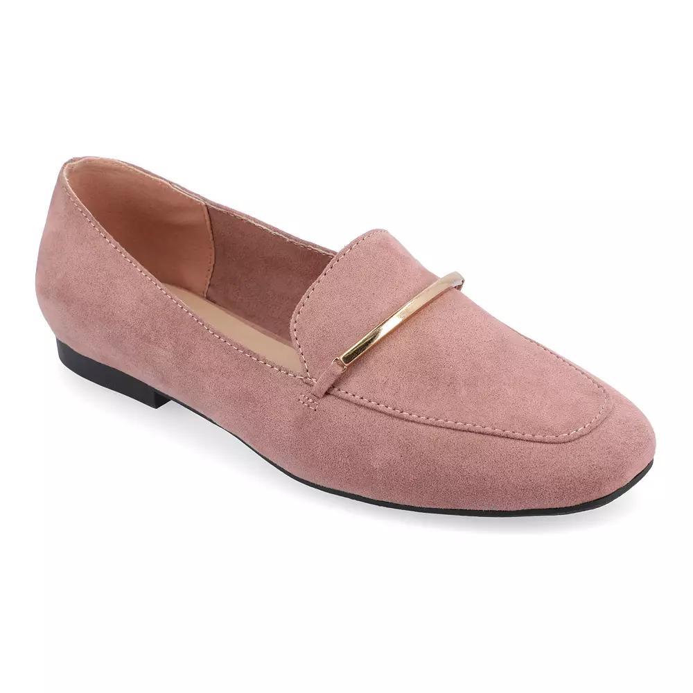 Journee Wrenn Tru Comfort Foam Women's Loafer Flats, Size: 8.5 Wide, Pink Product Image