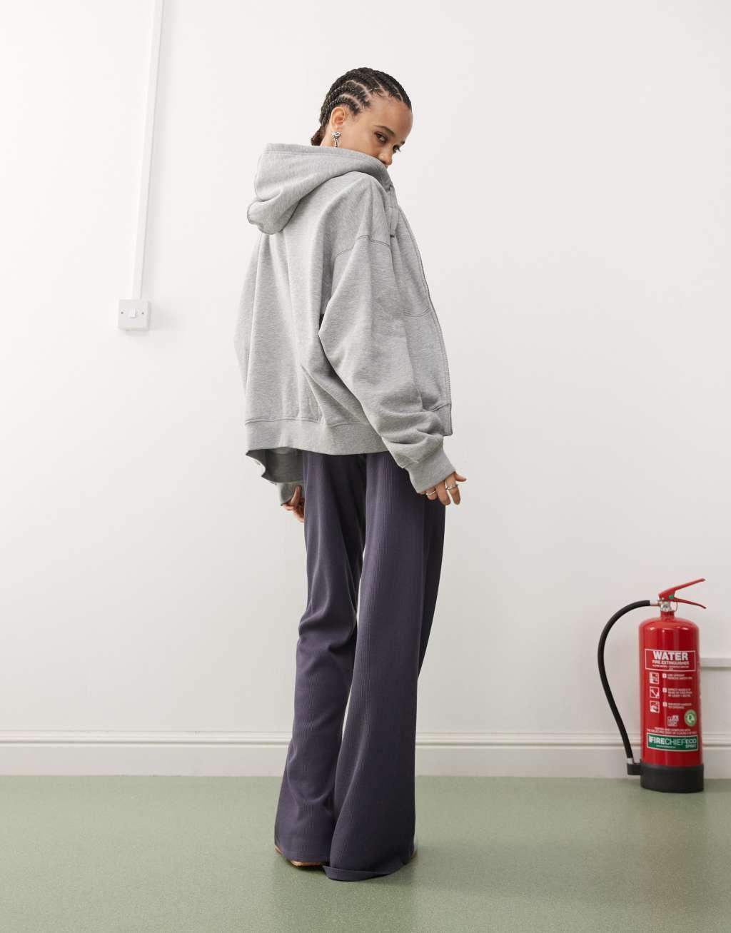 COLLUSION yoga pants in slate waffle Product Image
