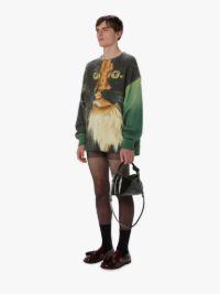 PRINTED SWEATER in green | JW Anderson US  Product Image
