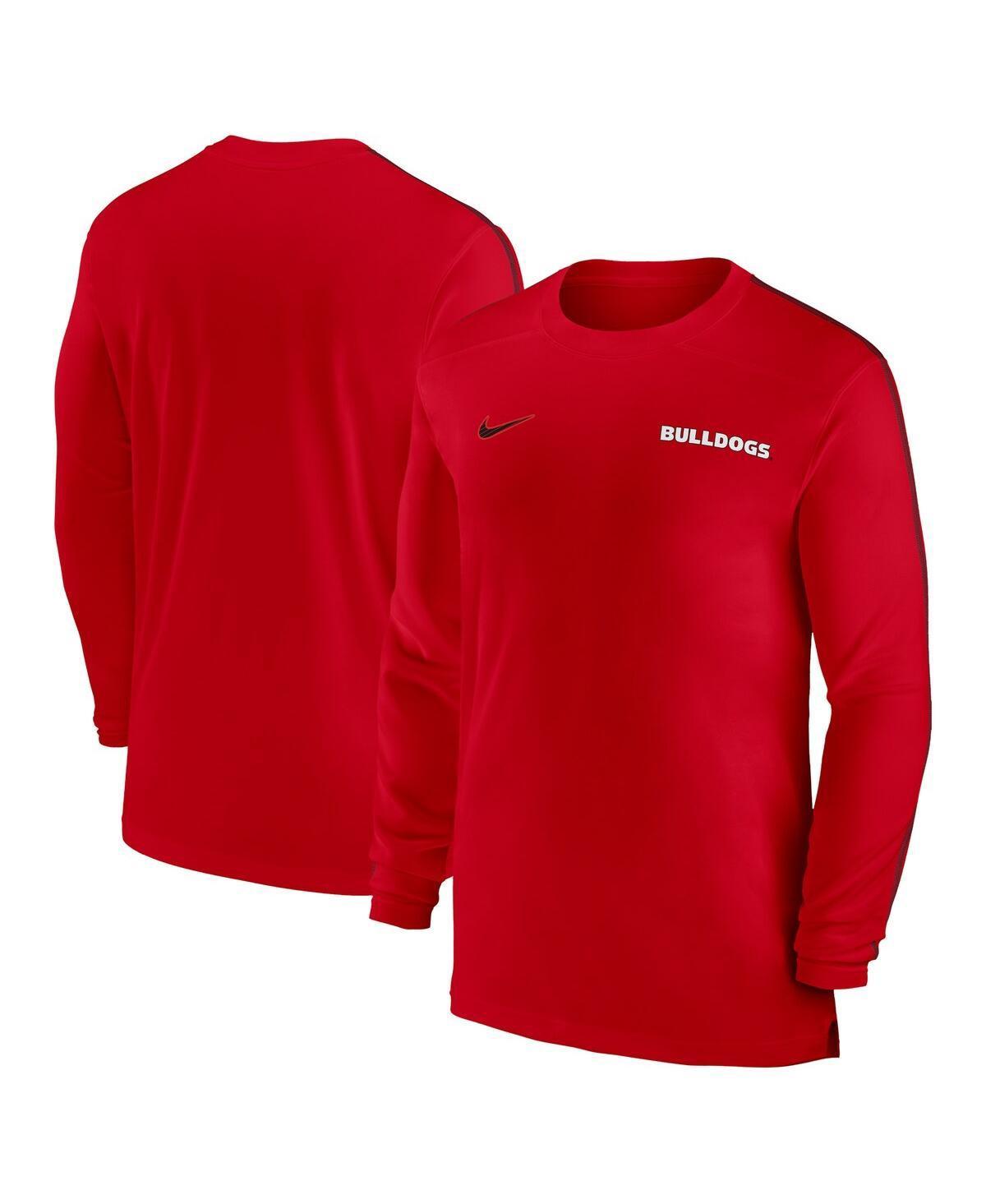 Men's Nike Orange Clemson Tigers 2024 Sideline Coach UV Performance Long Sleeve T-Shirt, Size: Large Product Image