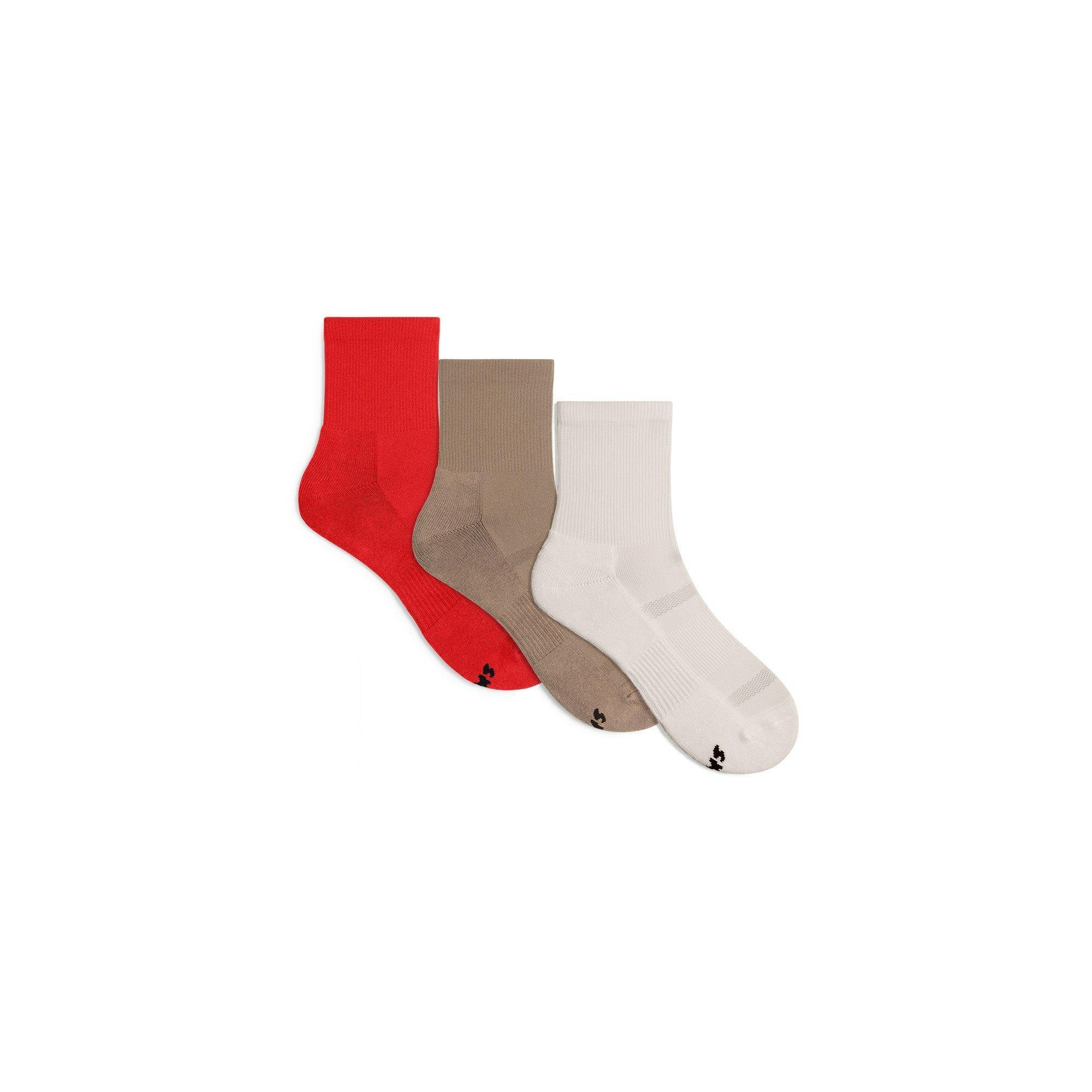 COMFORT QUARTER SOCK 3-PACK | SPORT STONE MULTI Product Image
