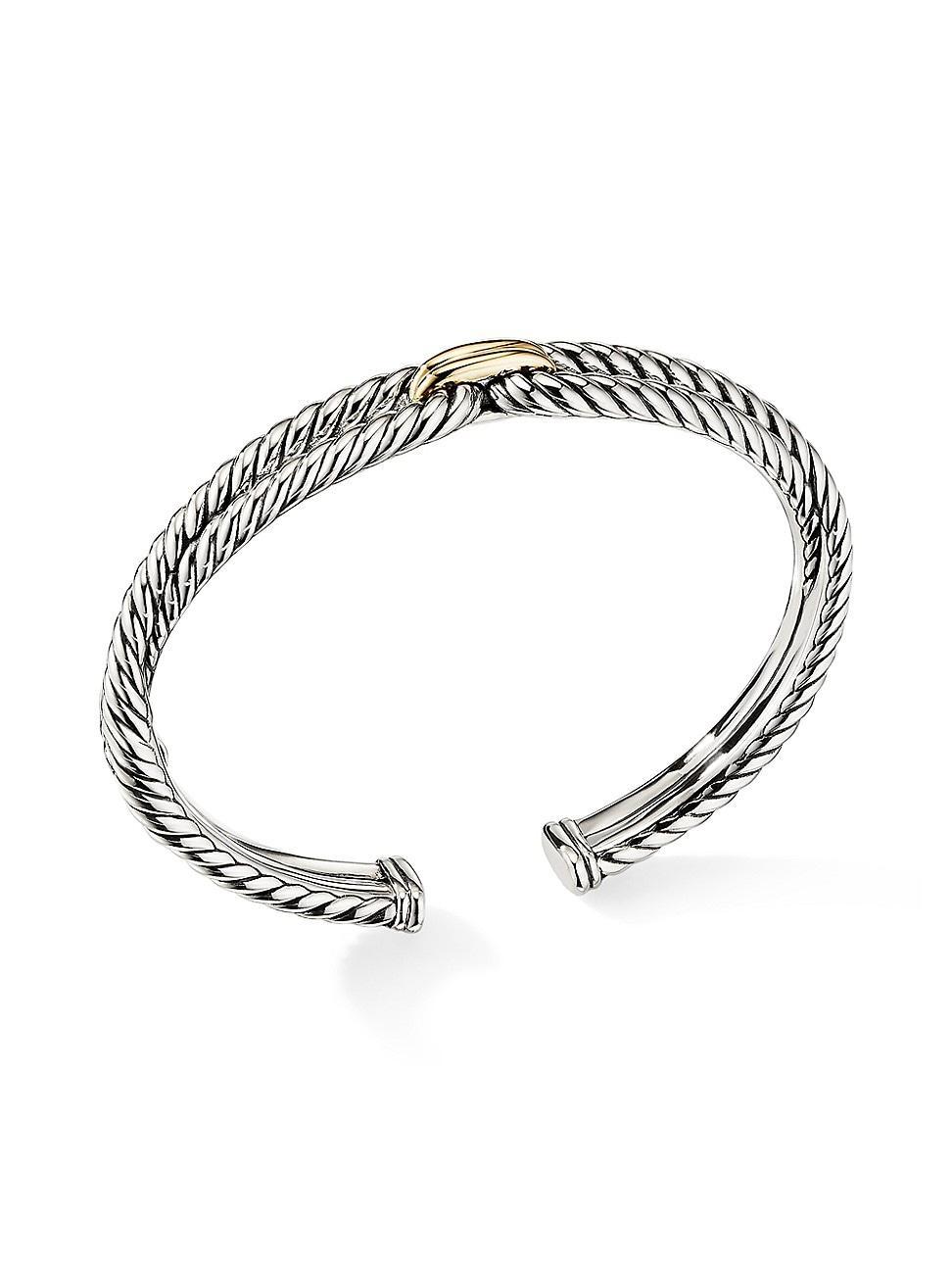 David Yurman Cable Loop Bracelet with 18K Yellow Gold Product Image