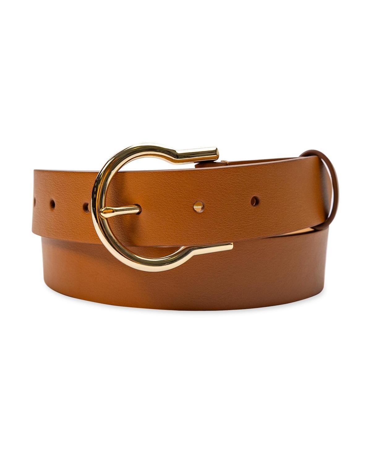 Cole Haan Womens Hinged Buckle Belt - Black Size XS Product Image