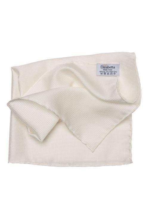 Elizabetta Nebbiolo - Silk Pocket Square for Men in Red at Nordstrom Product Image