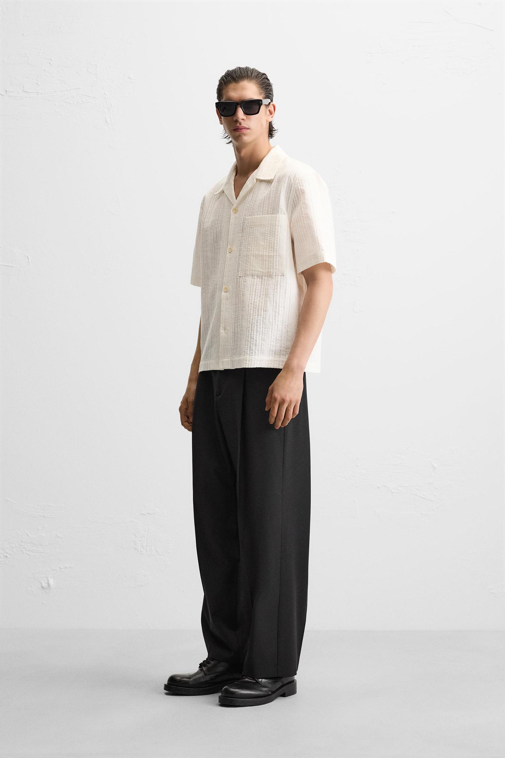 STRIPED JACQUARD SHIRT Product Image