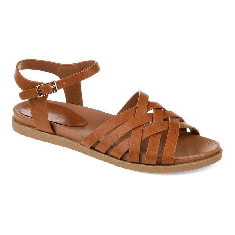 Journee Kimmie Women's Sandals, Size: 6.5, Brown Product Image