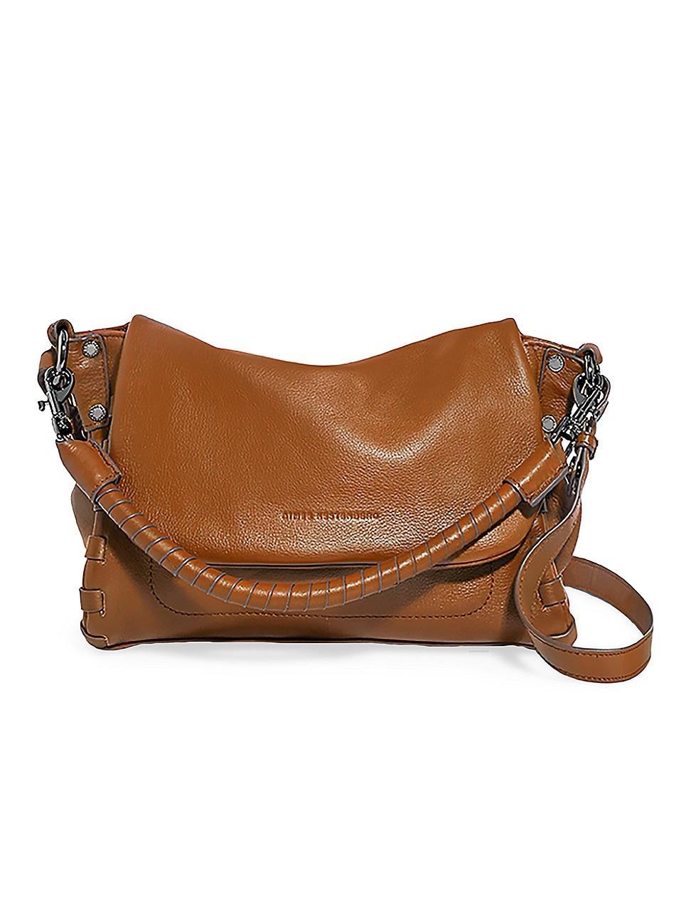 Womens Zen Leather Convertible Crossbody Bag Product Image