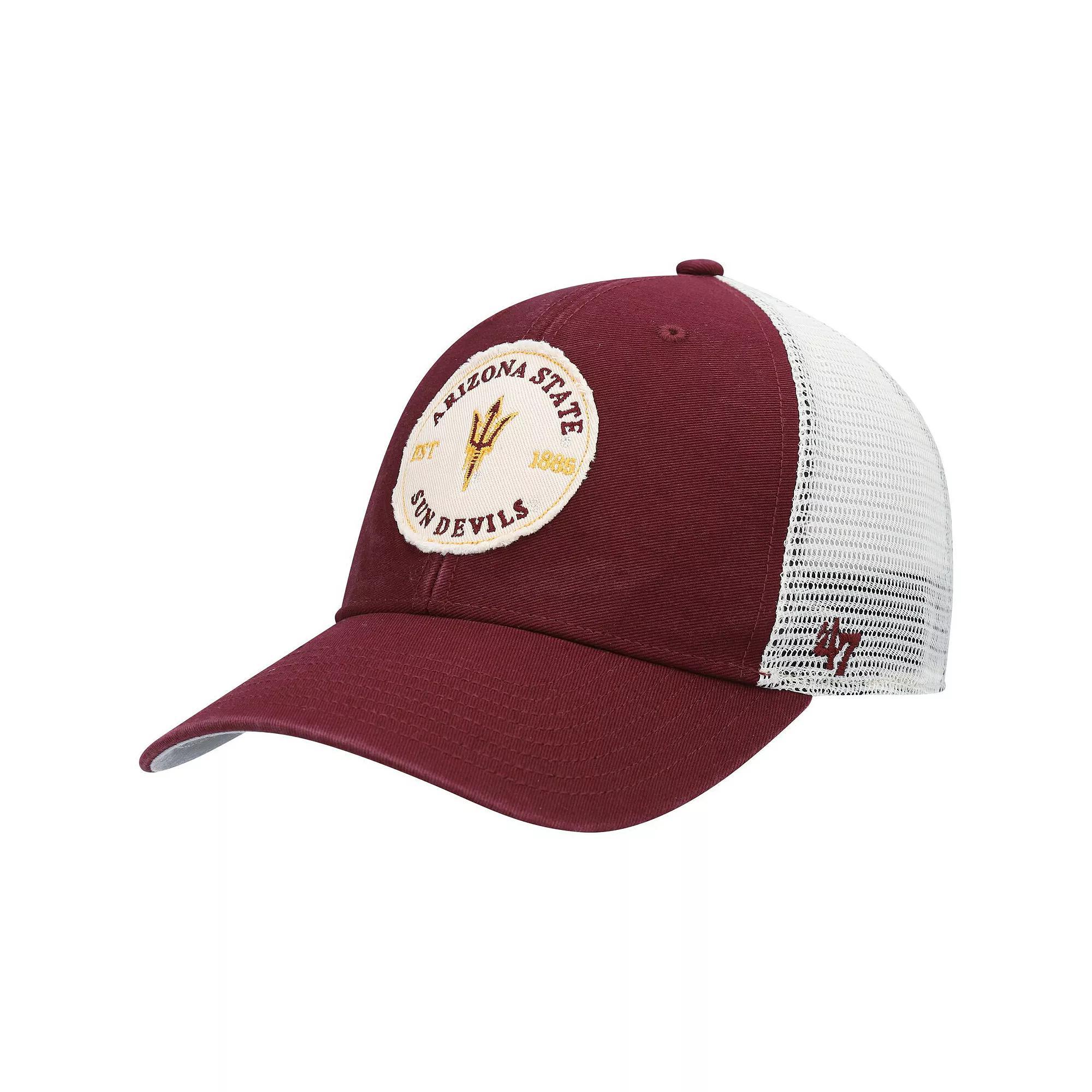 Men's '47 Maroon Arizona State Sun Devils Howell MVP Trucker Snapback Hat, Red Product Image