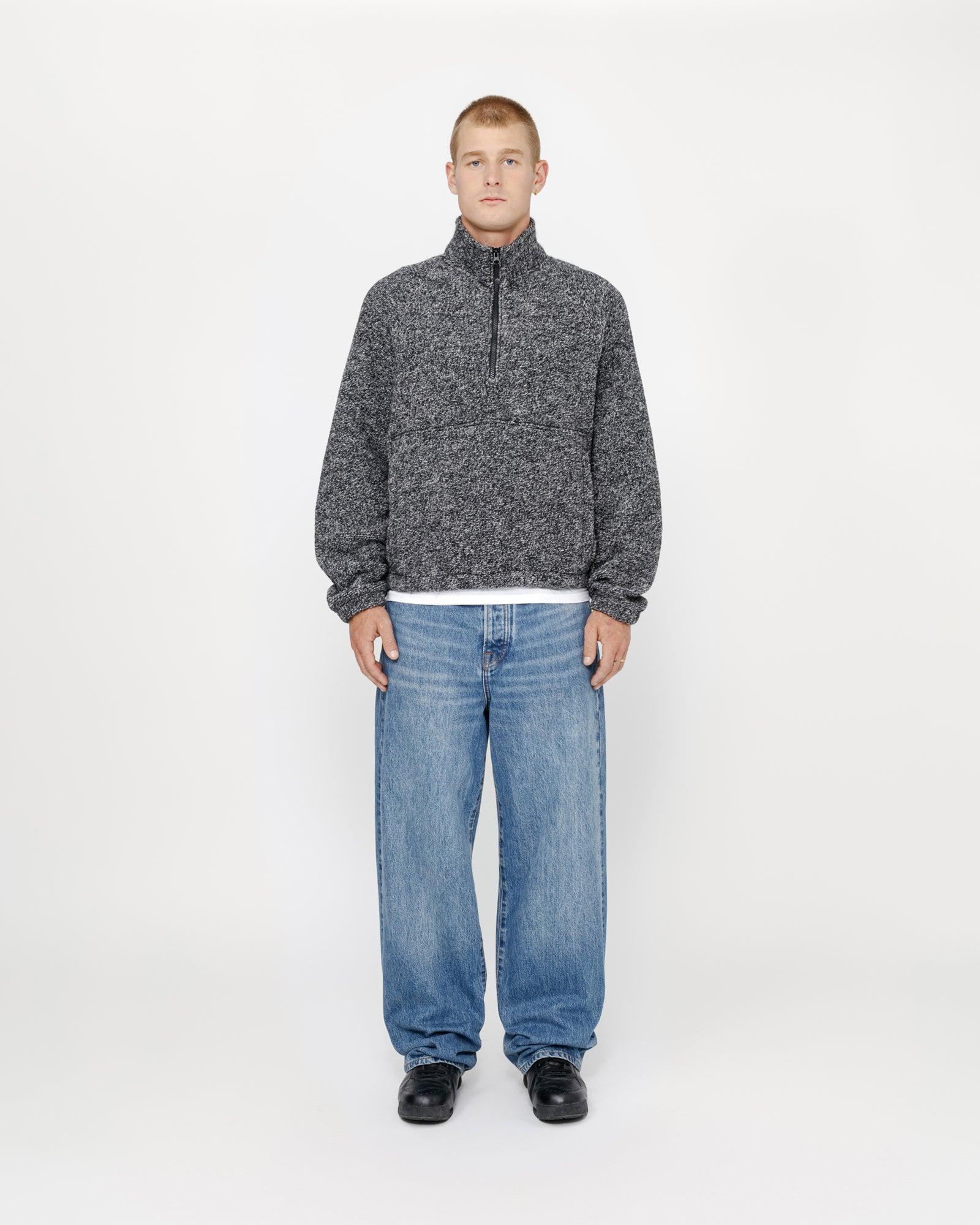 WOOL BLEND SHERPA MOCK NECK Male Product Image