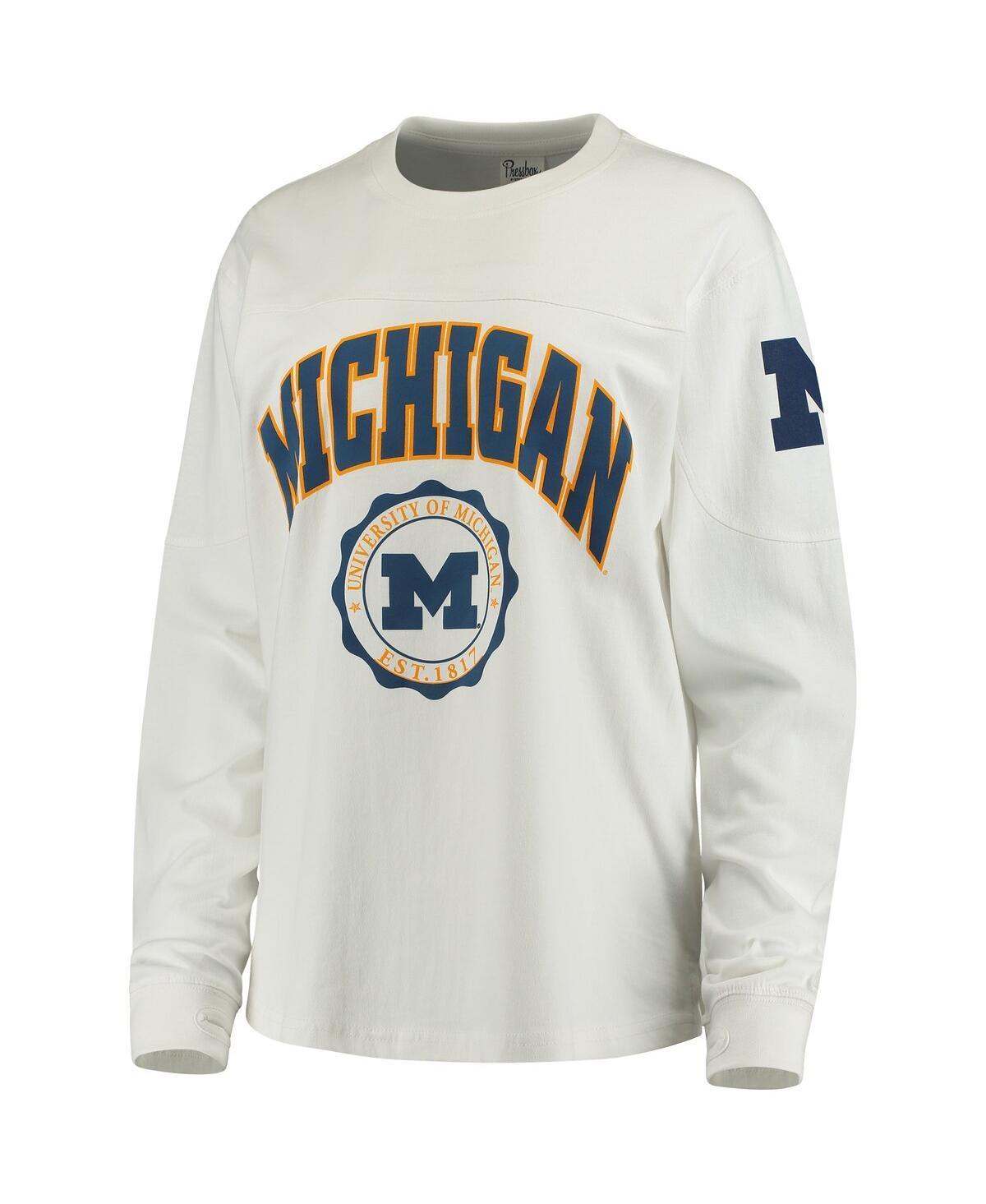 Womens Michigan Wolverines Edith Long Sleeve T-Shirt Product Image