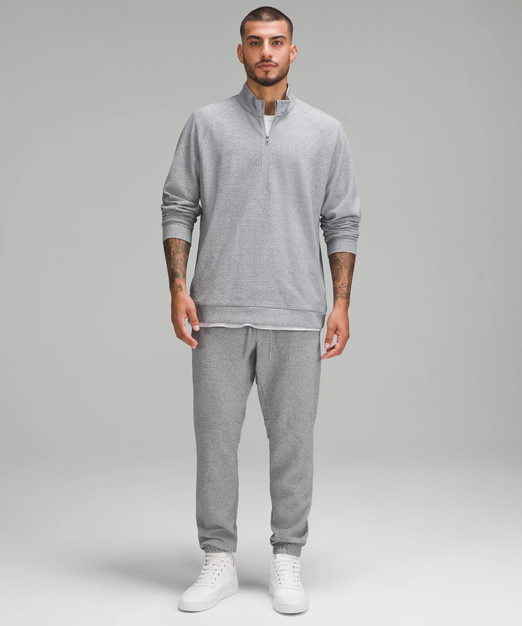 Textured Double-Knit Cotton Jogger *Regular Product Image