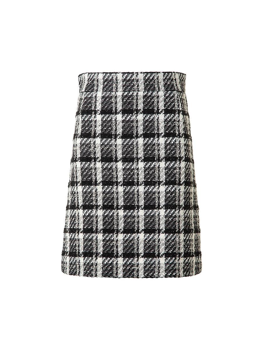 Womens Tweed A-Line Skirt Product Image