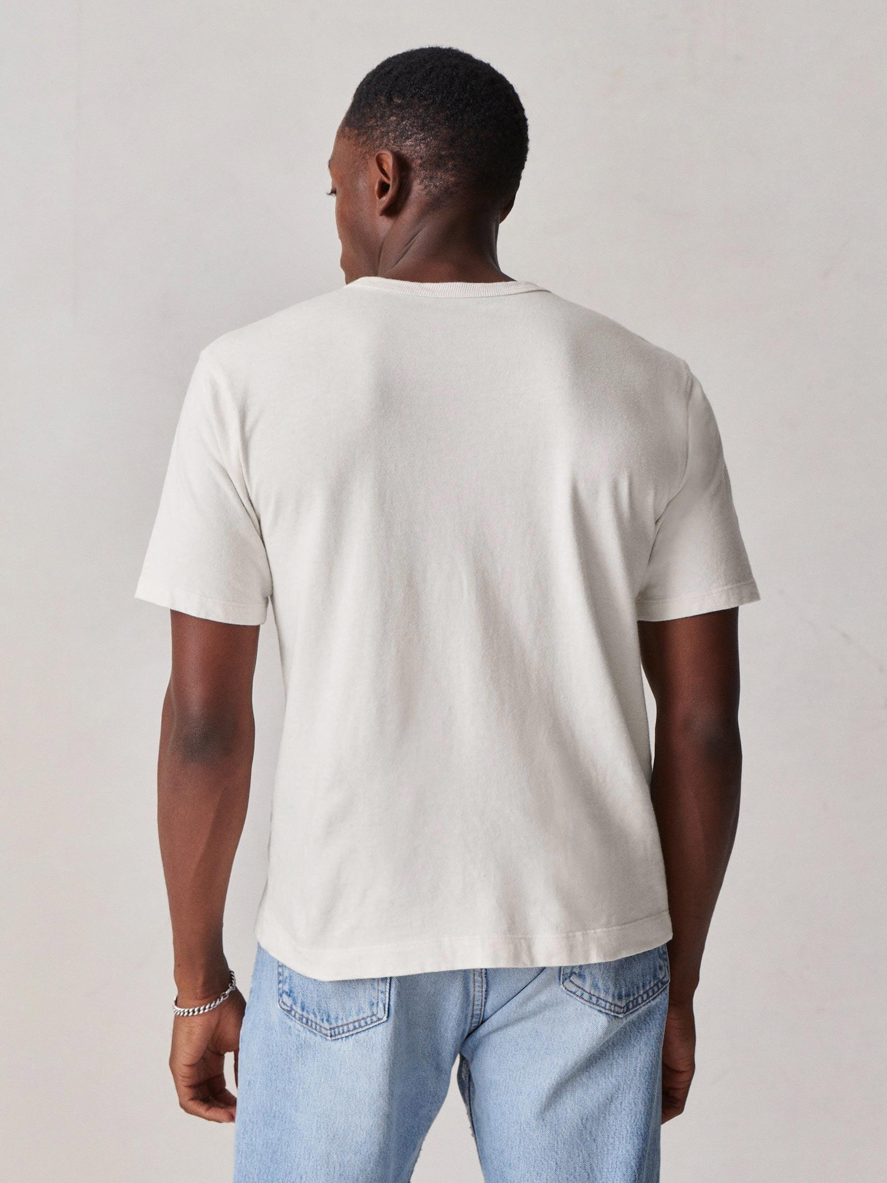 White Toughknit 90s Boxy Tee Product Image