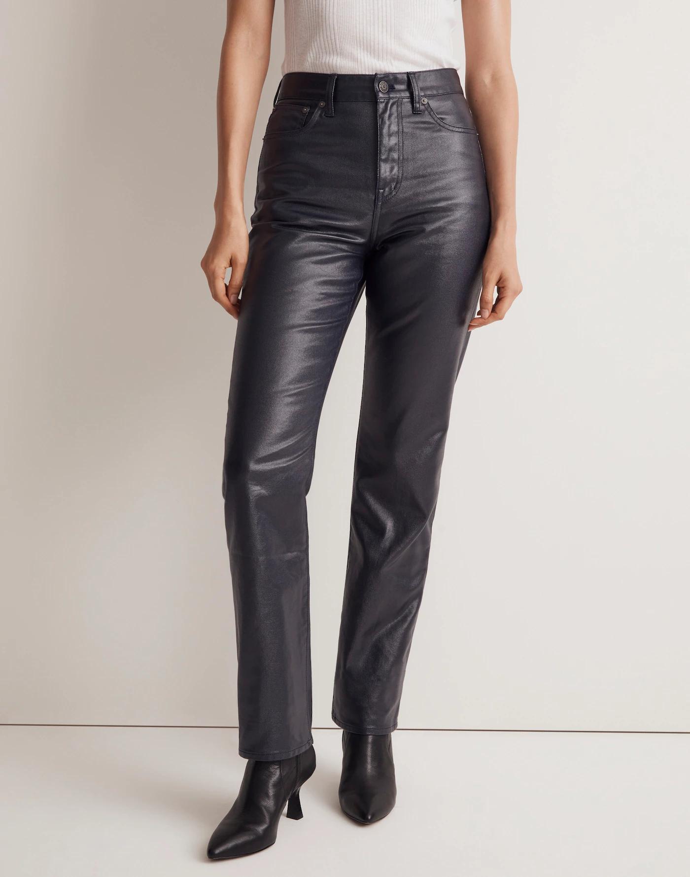 The '90s Straight Jean in Midnight Blue Foil Product Image