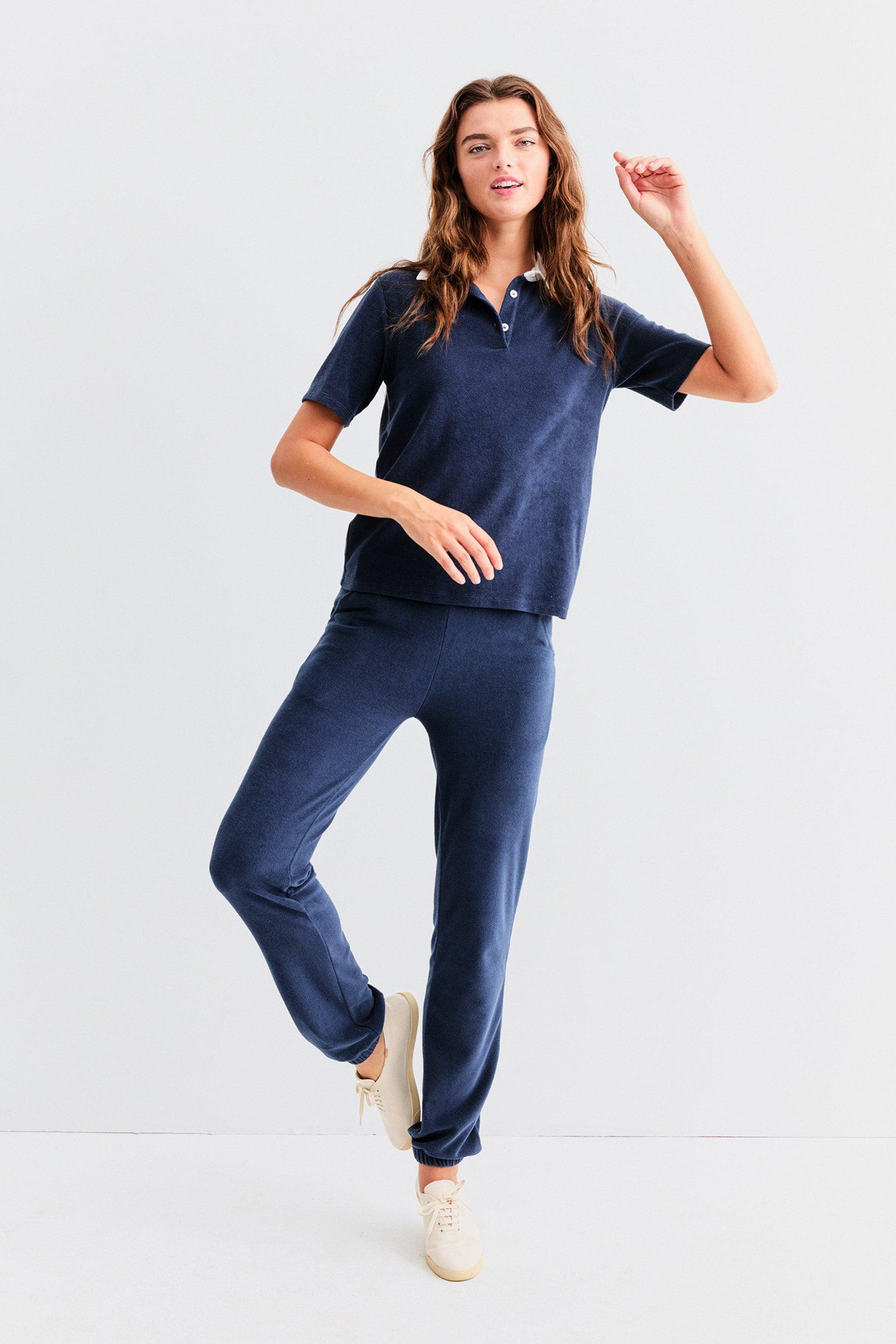 The Terry Polo - Navy Product Image