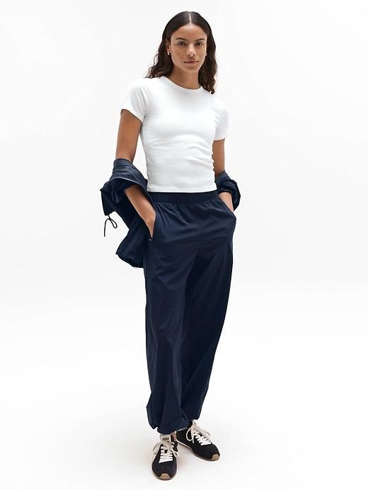 Signature Rib Crop Tee Product Image