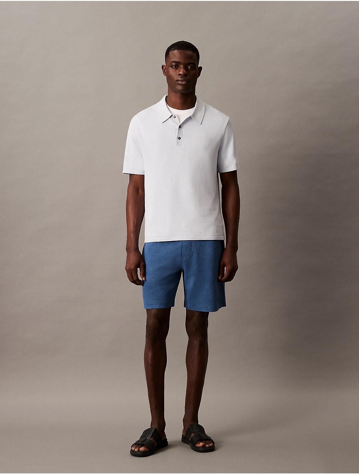 Calvin Klein Mens Washed Terry Shorts - Brown Product Image