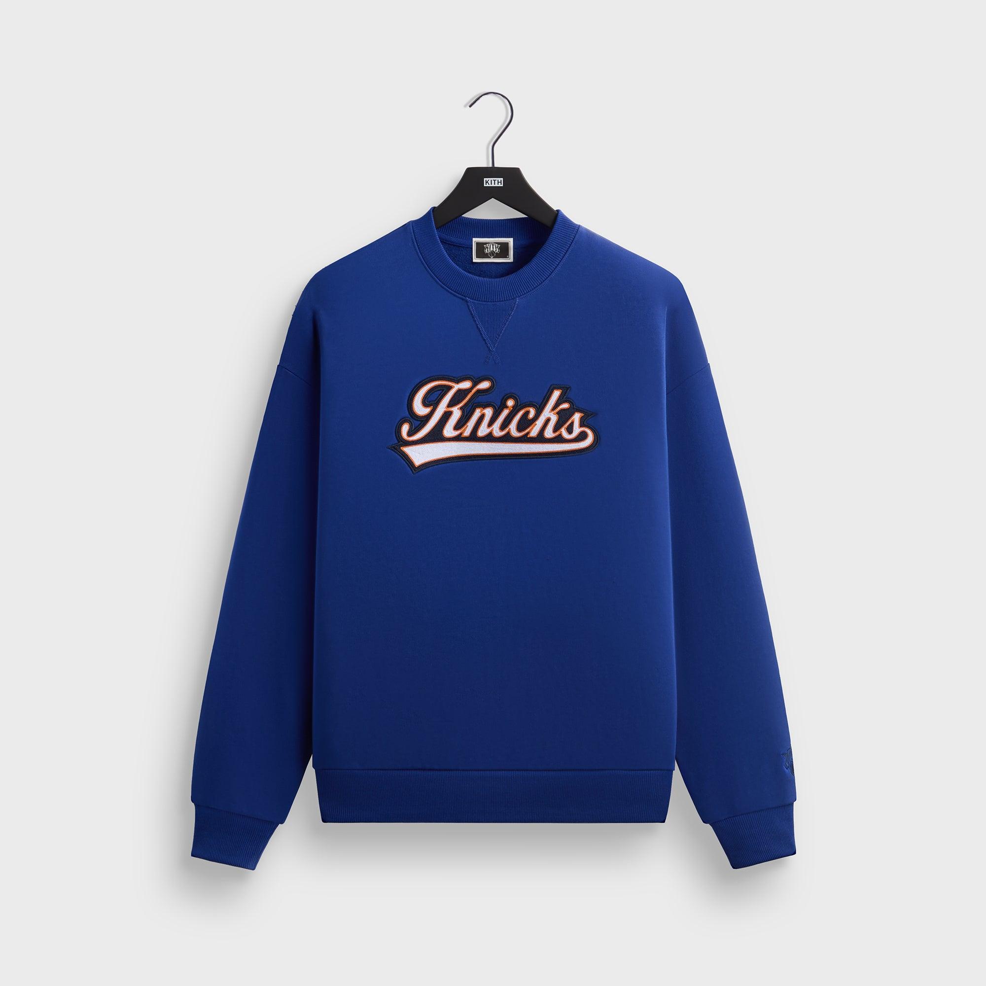 Kith for the New York Knicks Script Vintage Nelson Crewneck - Current Male Product Image