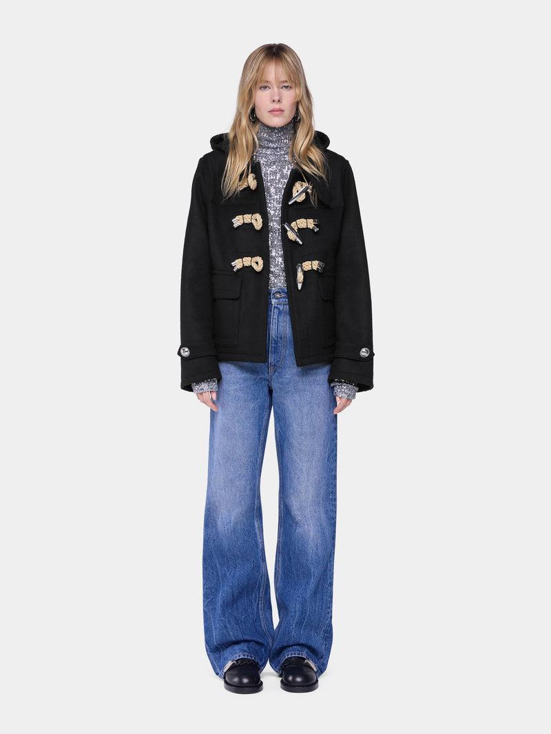 SHORT COAT IN WOOL Product Image